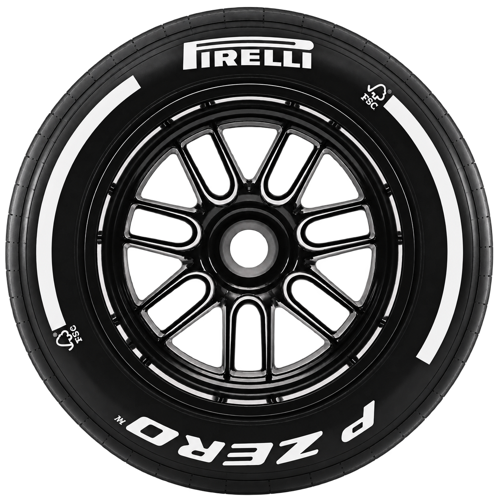 Шина Pirelli P Zero Hard, белая полоса